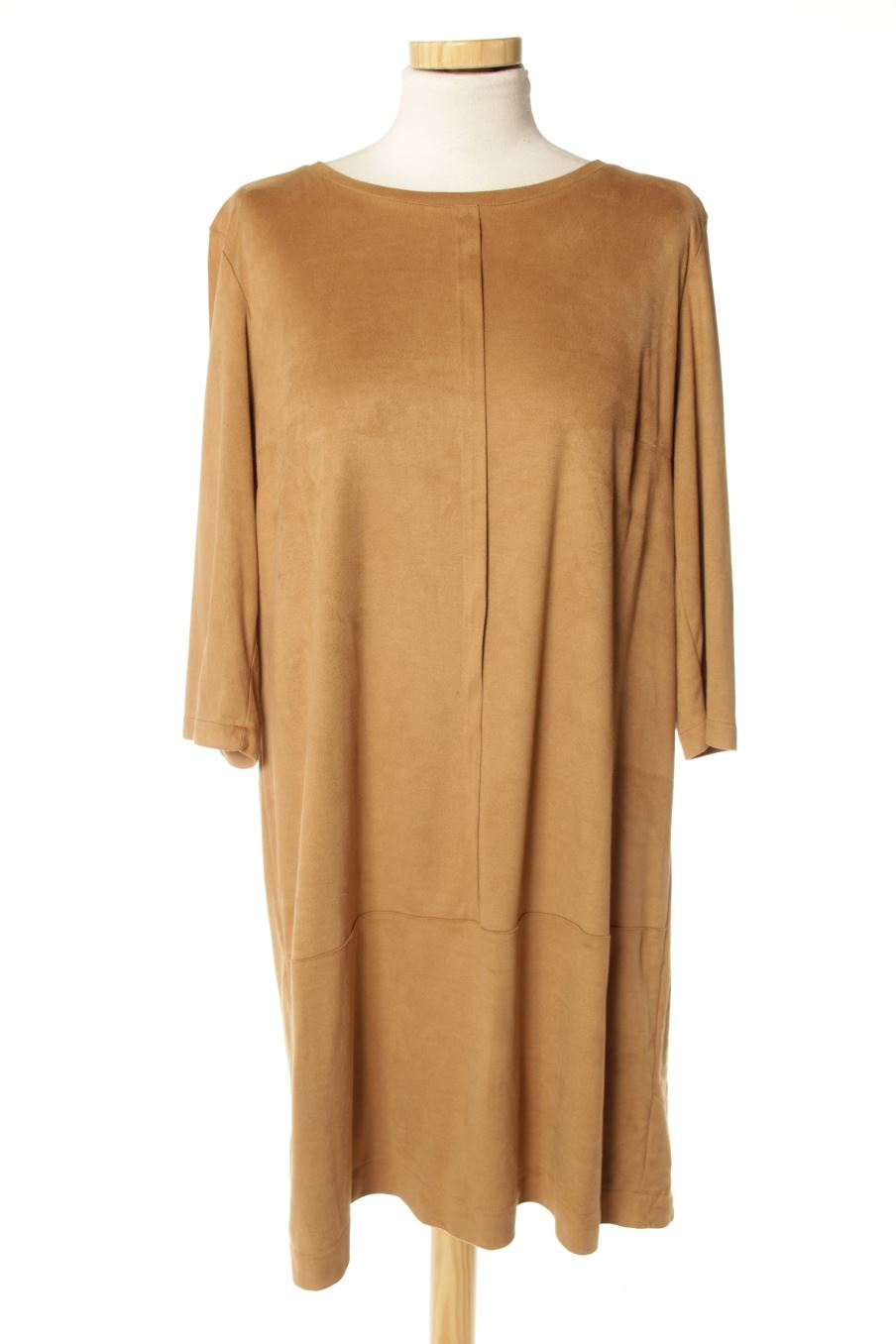 Vestido casual de Cortefiel de la talla L, de color beige