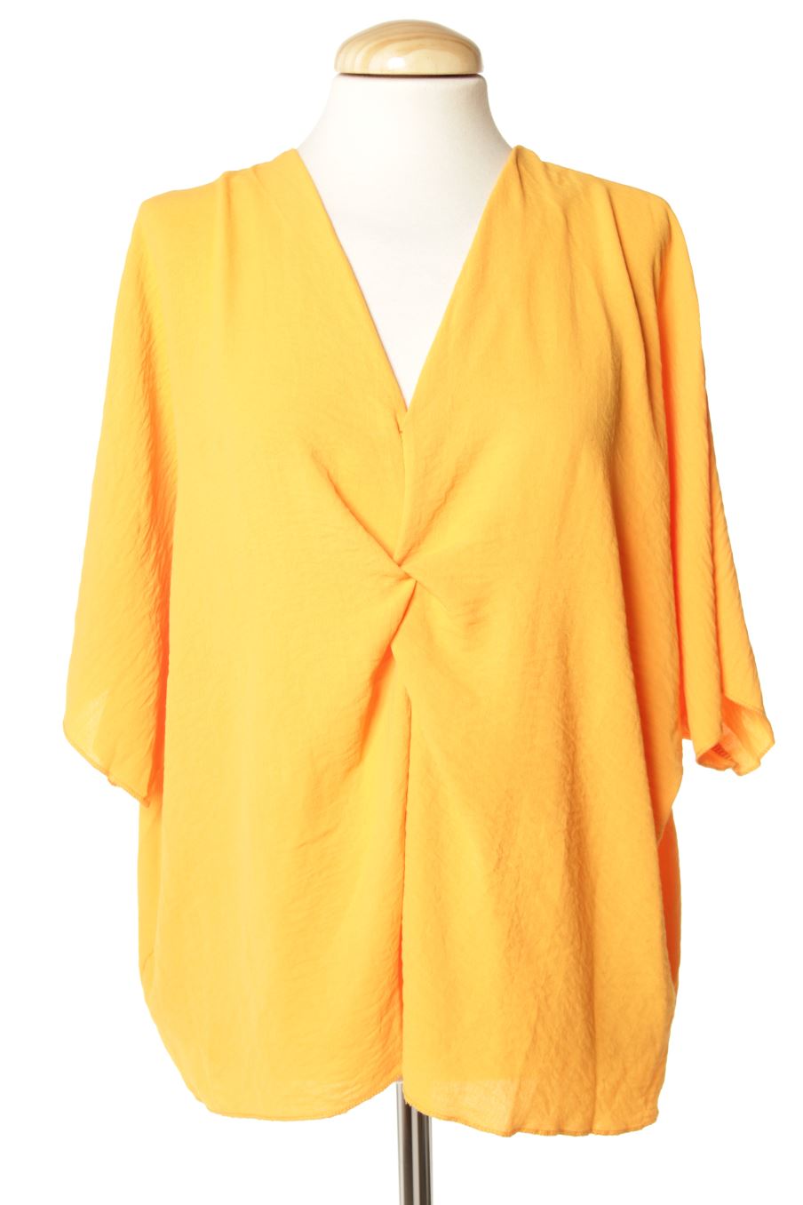 Blusa de manga corta de PERCENTIL de la talla M, de color naranja