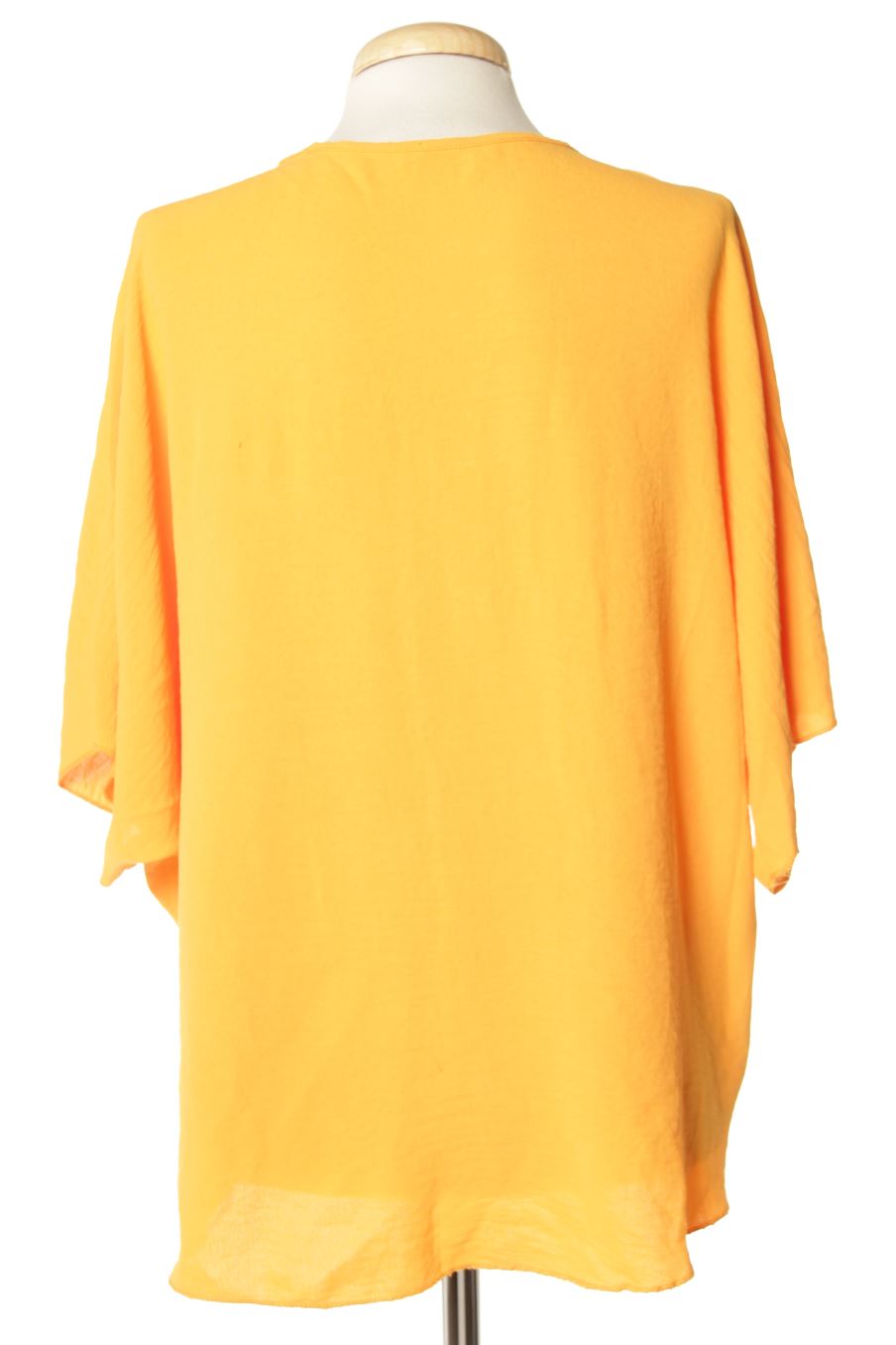 Blusa de manga corta de PERCENTIL de la talla M, de color naranja