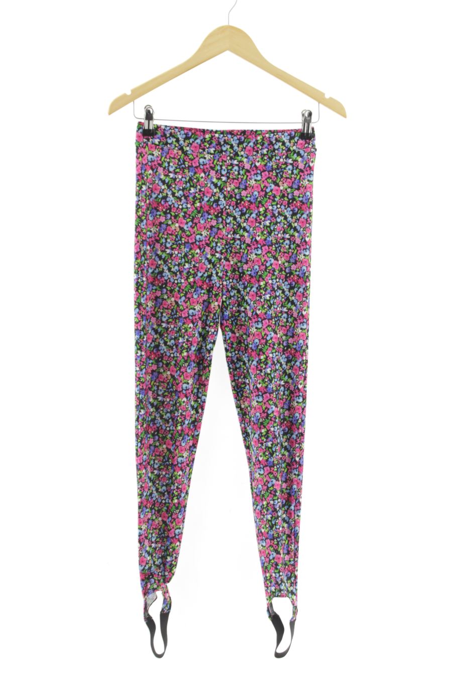 Legging de Zara de la talla S, de color flores
