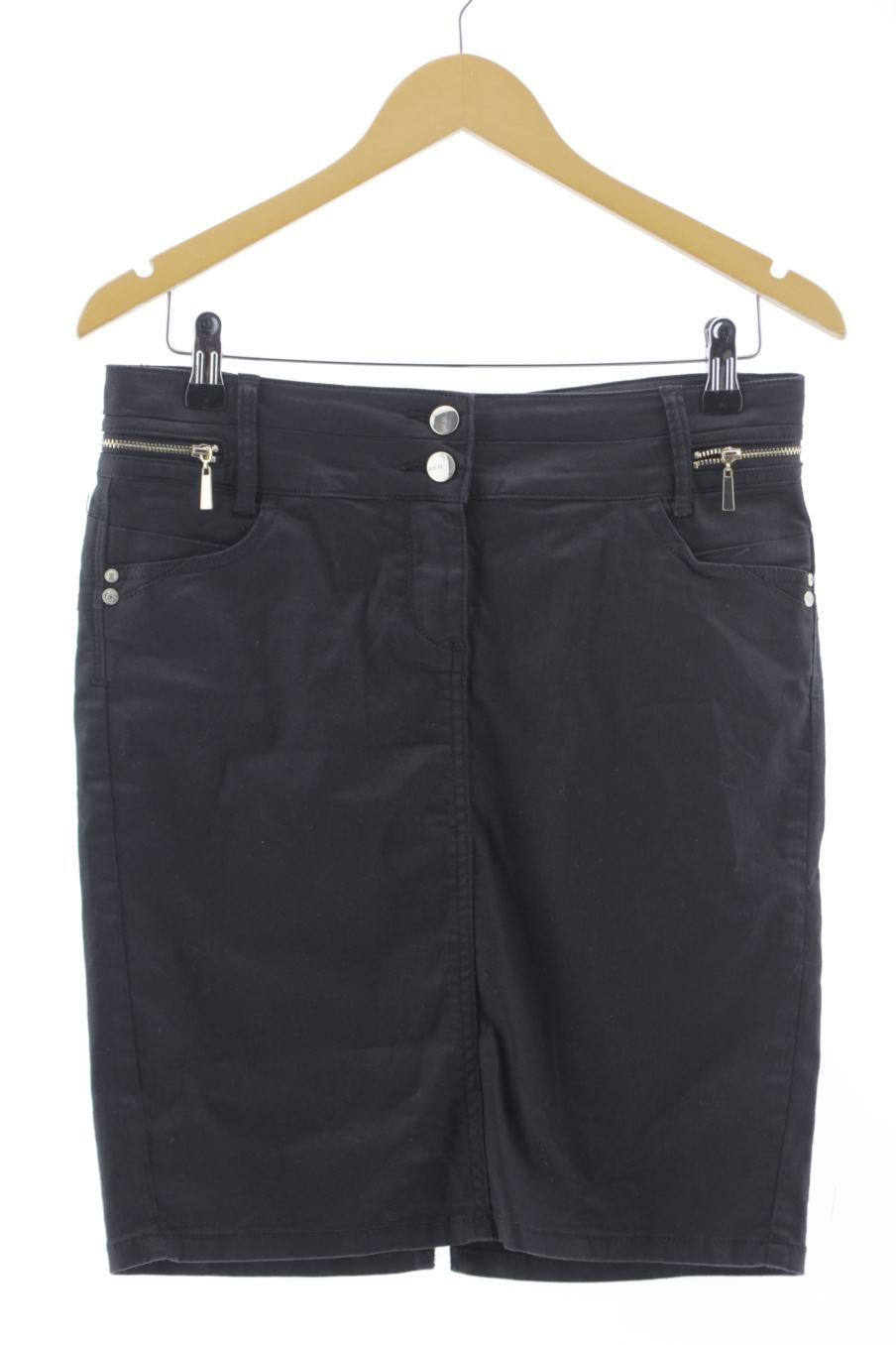 Jupe Bréal Collection de la taille 38, de couleur noir de denim