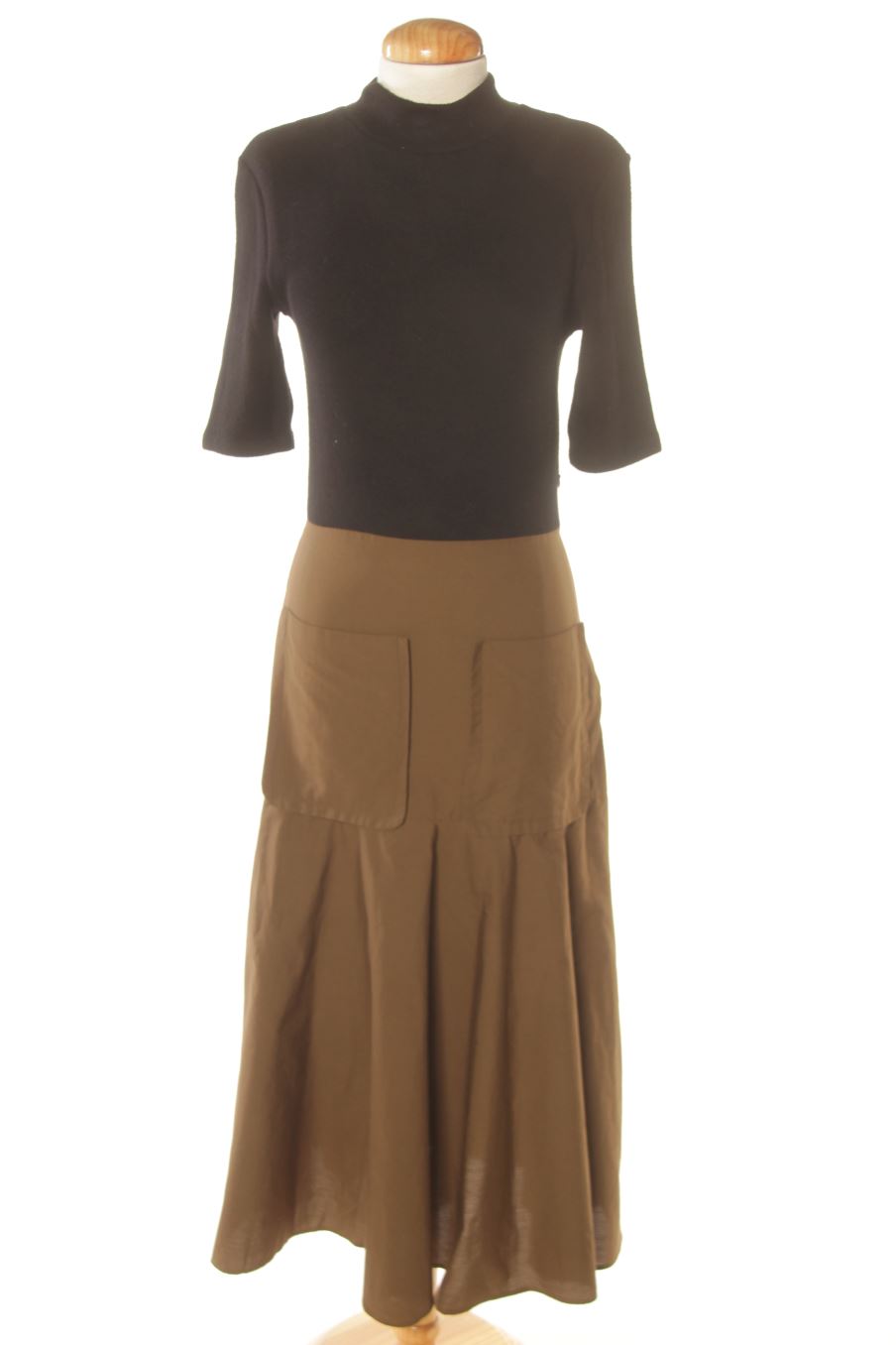 Robe casual Zara de la taille S, de couleur vert