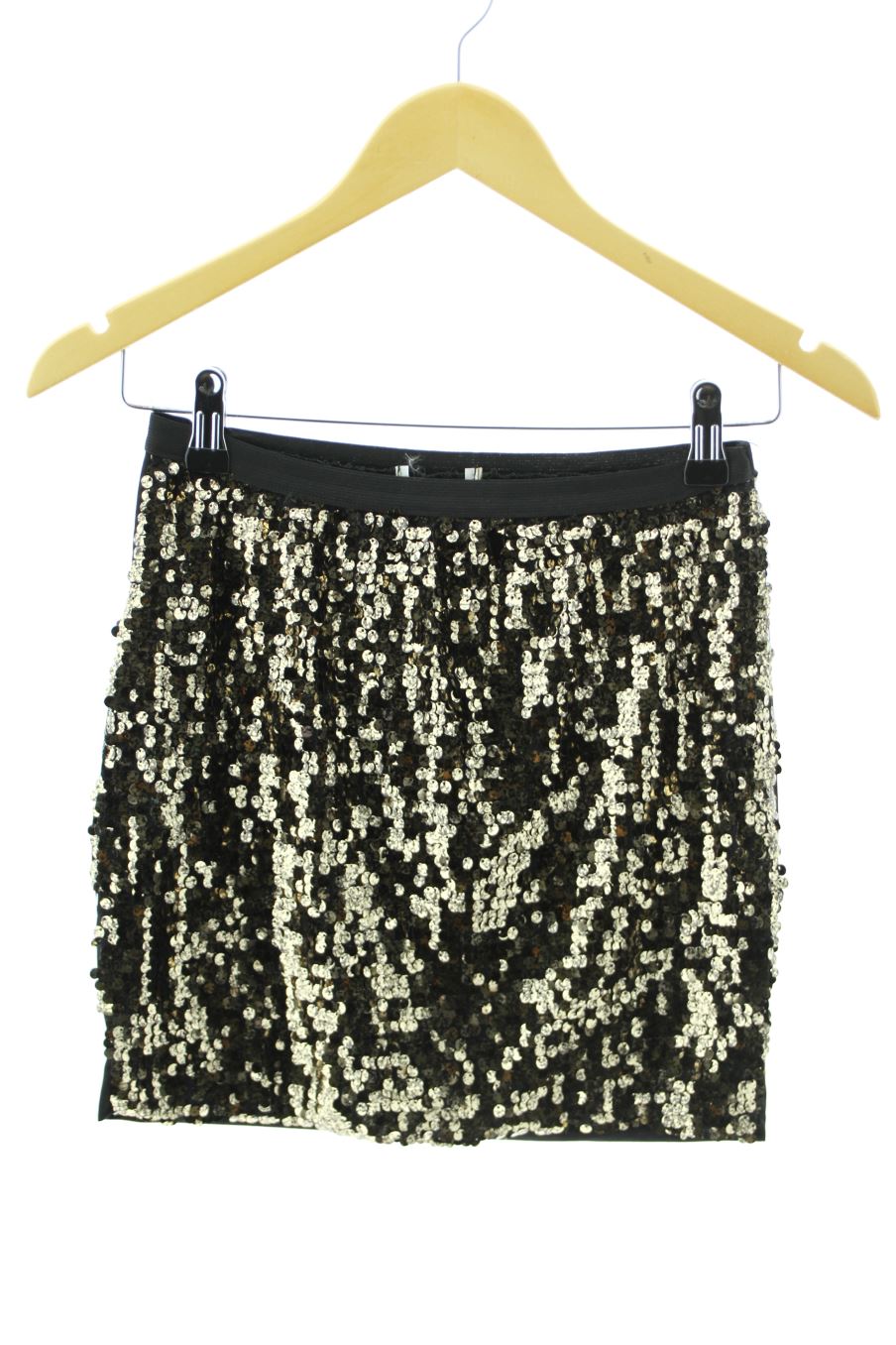 Falda de PERCENTIL de la talla 32, de color dorado