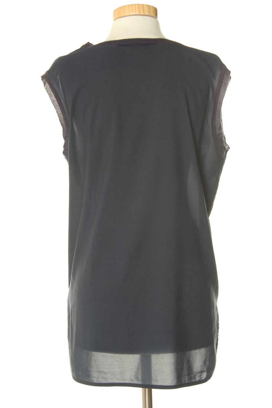 Kurzärmelige Bluse von Samsoe o Samsoe Größe M, Farbe Marineblau, für