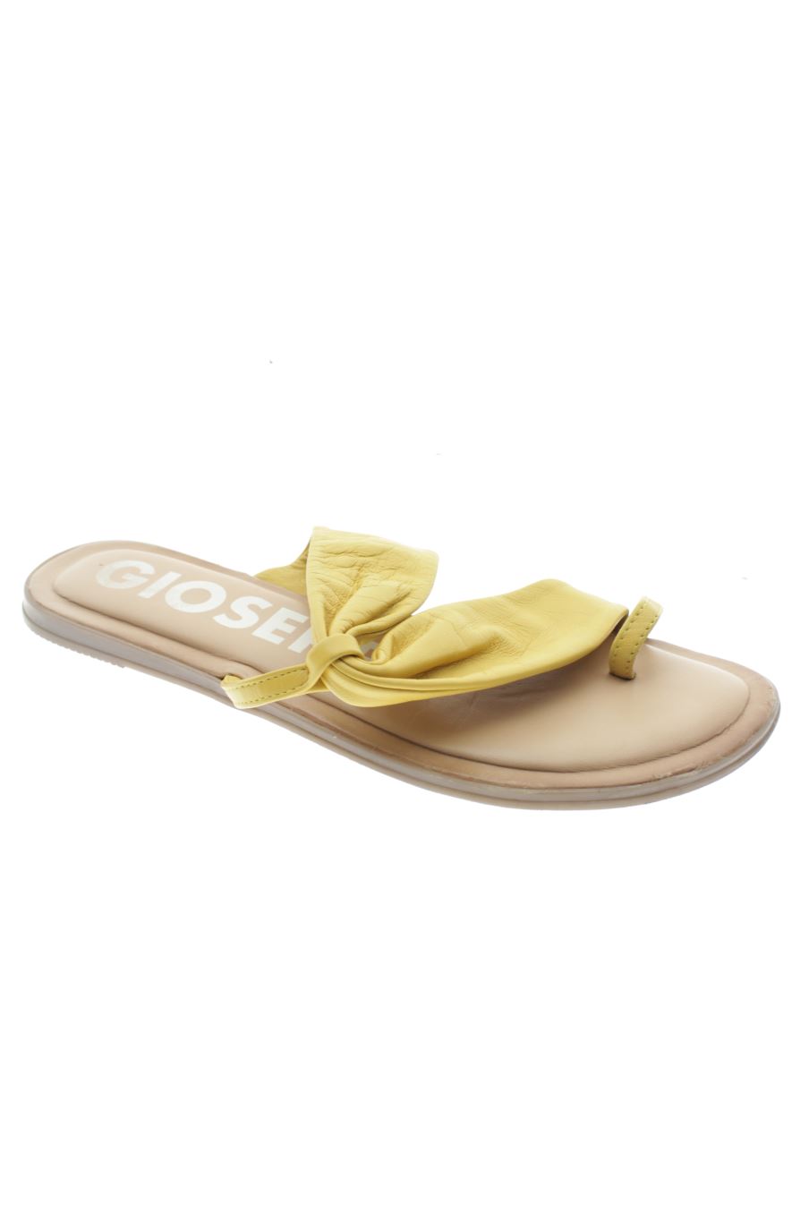 Sandalias planas de Gioseppo de la talla 40, de color mostaza de