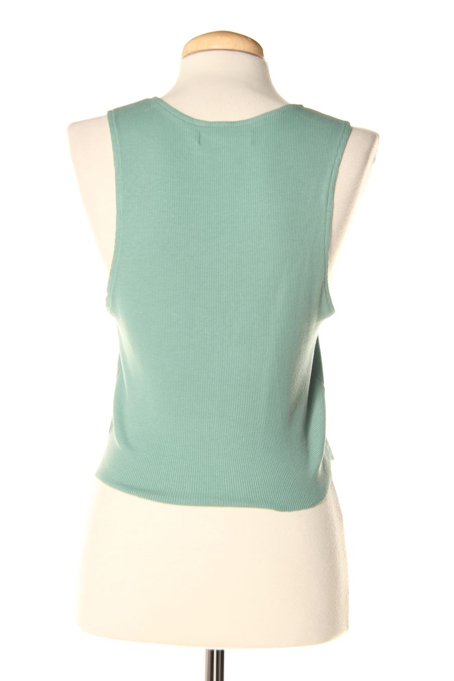Camiseta sin mangas de Pull & Bear de la talla L, de color verde