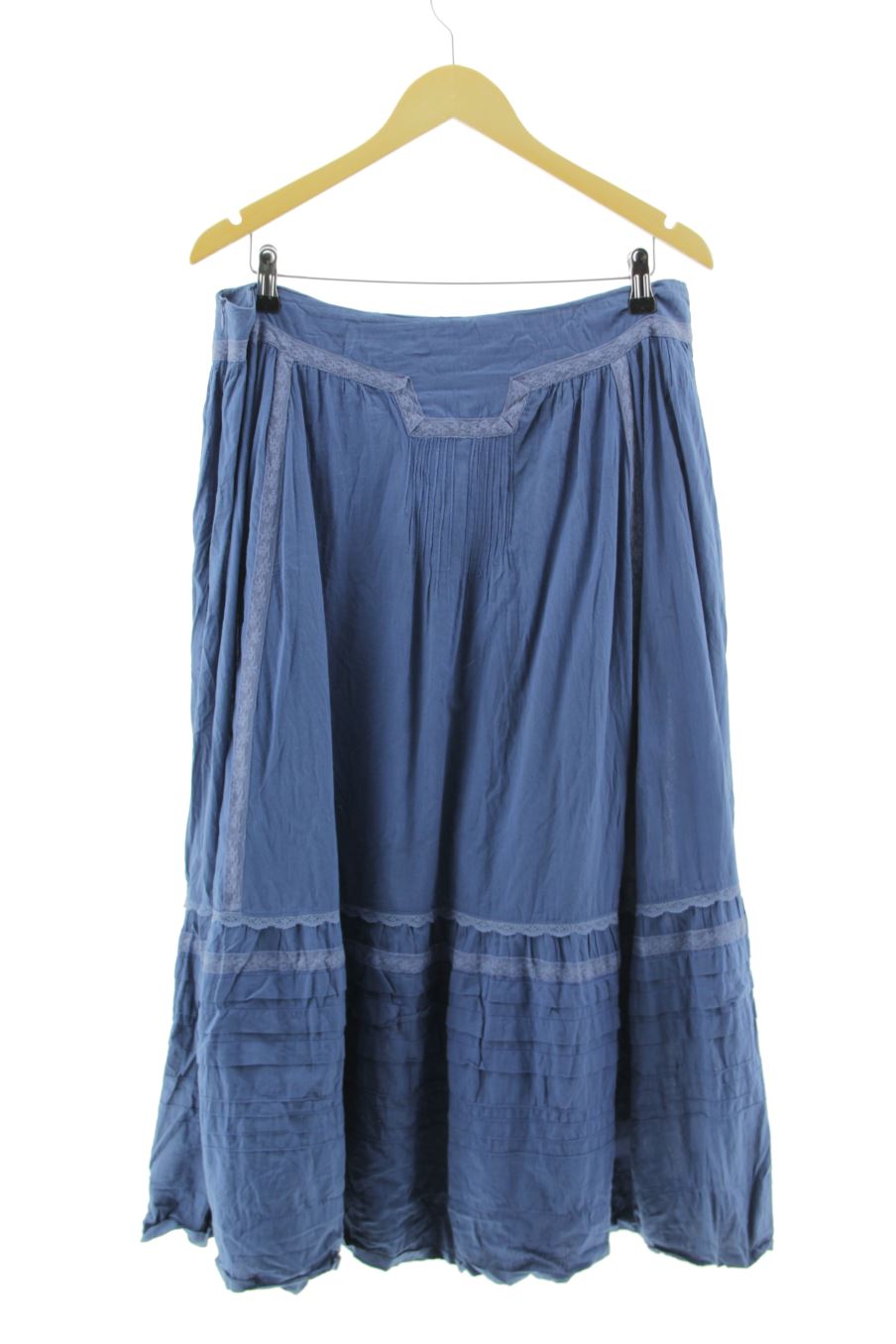 Jupe La redoute de la taille 46 de couleur bleu