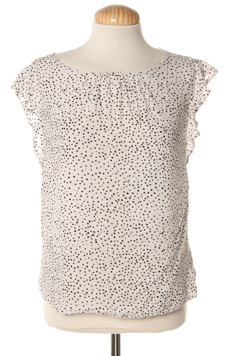 Blusa de manga corta de Yessica (C&A) de la talla 36, de color blanco