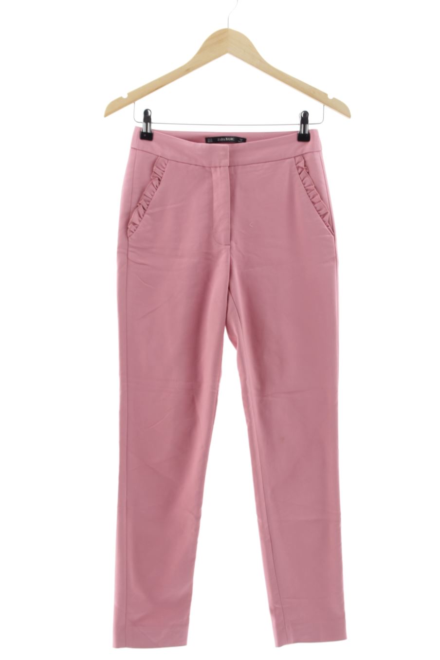 Pantalon Zara de la taille XS, de couleur rose