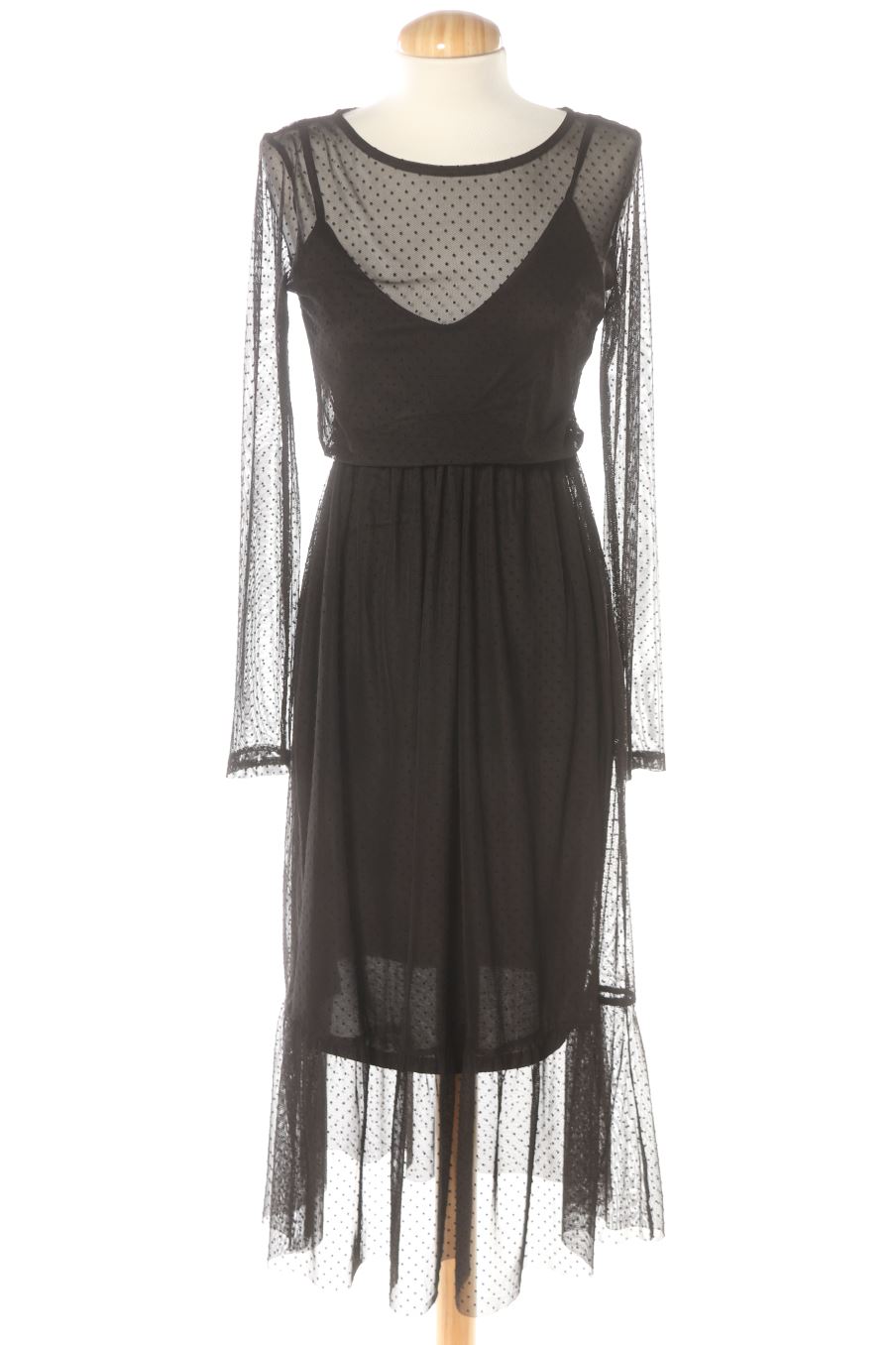 Robe Calliope de la taille S, de couleur noir