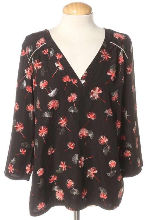 Blusa a maniche lunghe