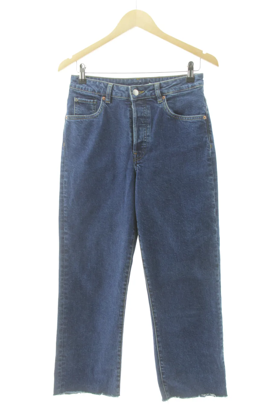 Jeans H&M de la taille 38, de couleur bleu de denim