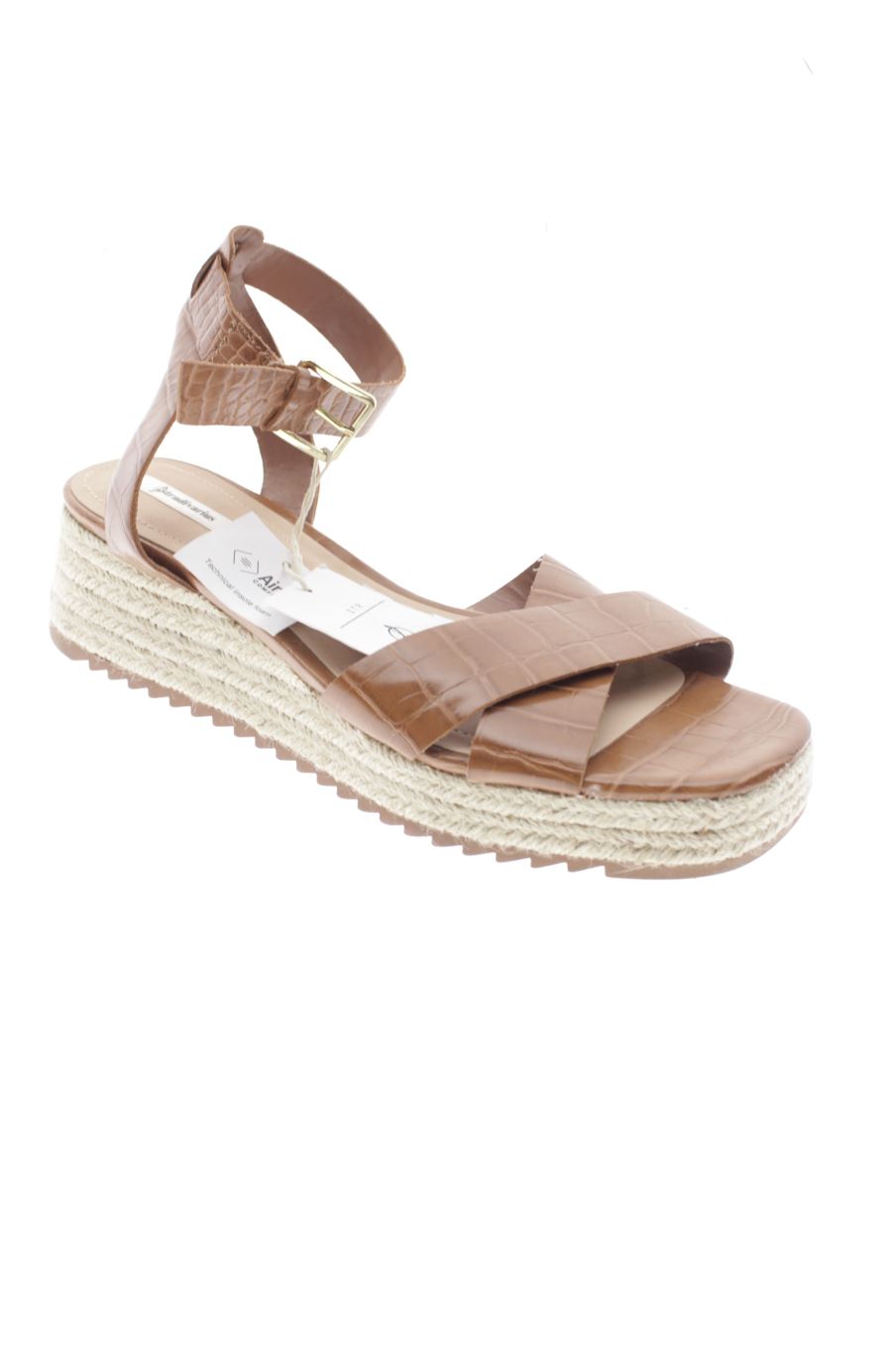 Plataformas de Stradivarius de la talla 40, de color marrón de