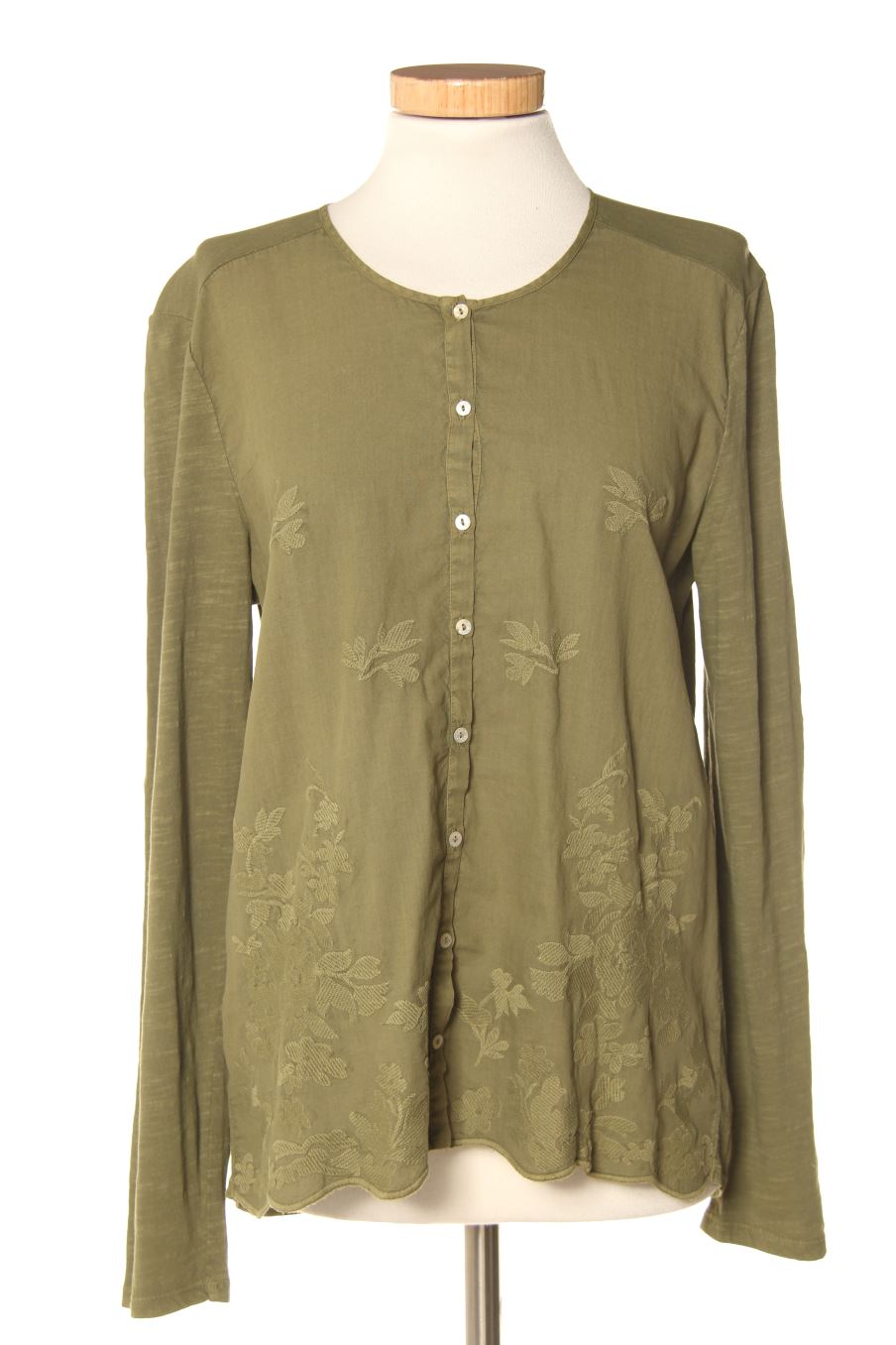 Chemise Yerse de la taille M, de couleur vert