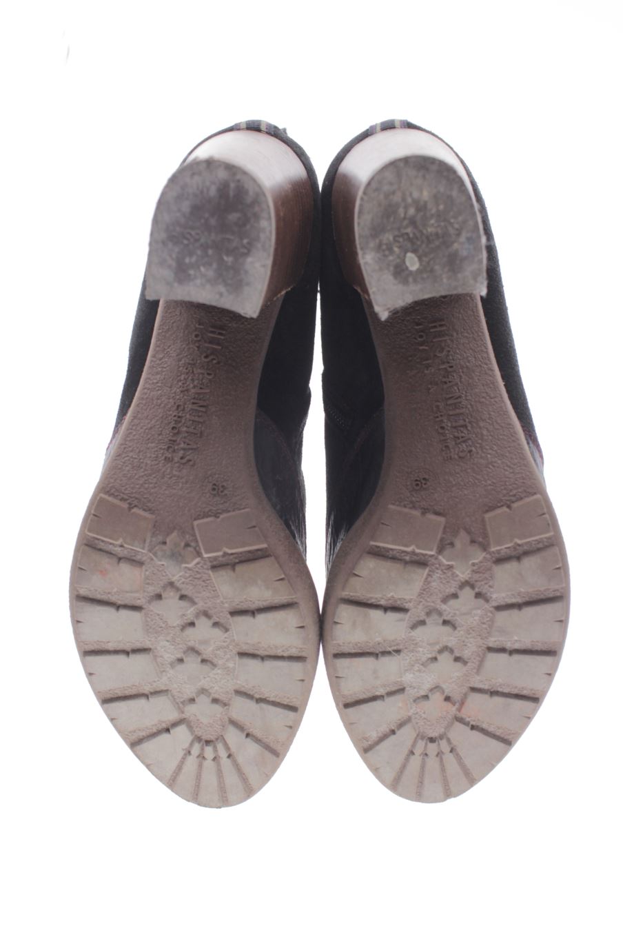 Botines de Hispanitas de la talla 39, de color negro de