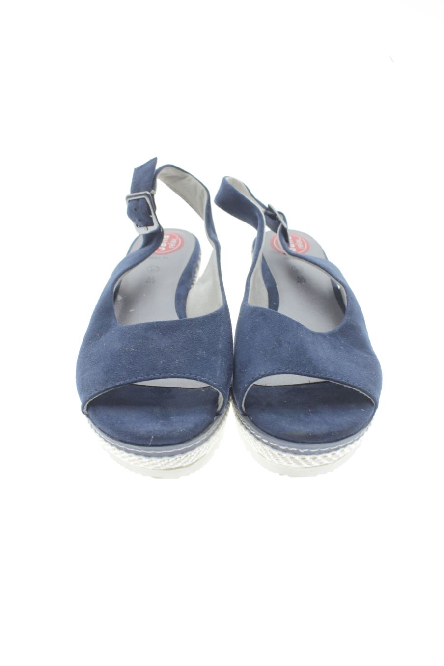 Plataformas de Jana de la talla 40, de color azul marino de