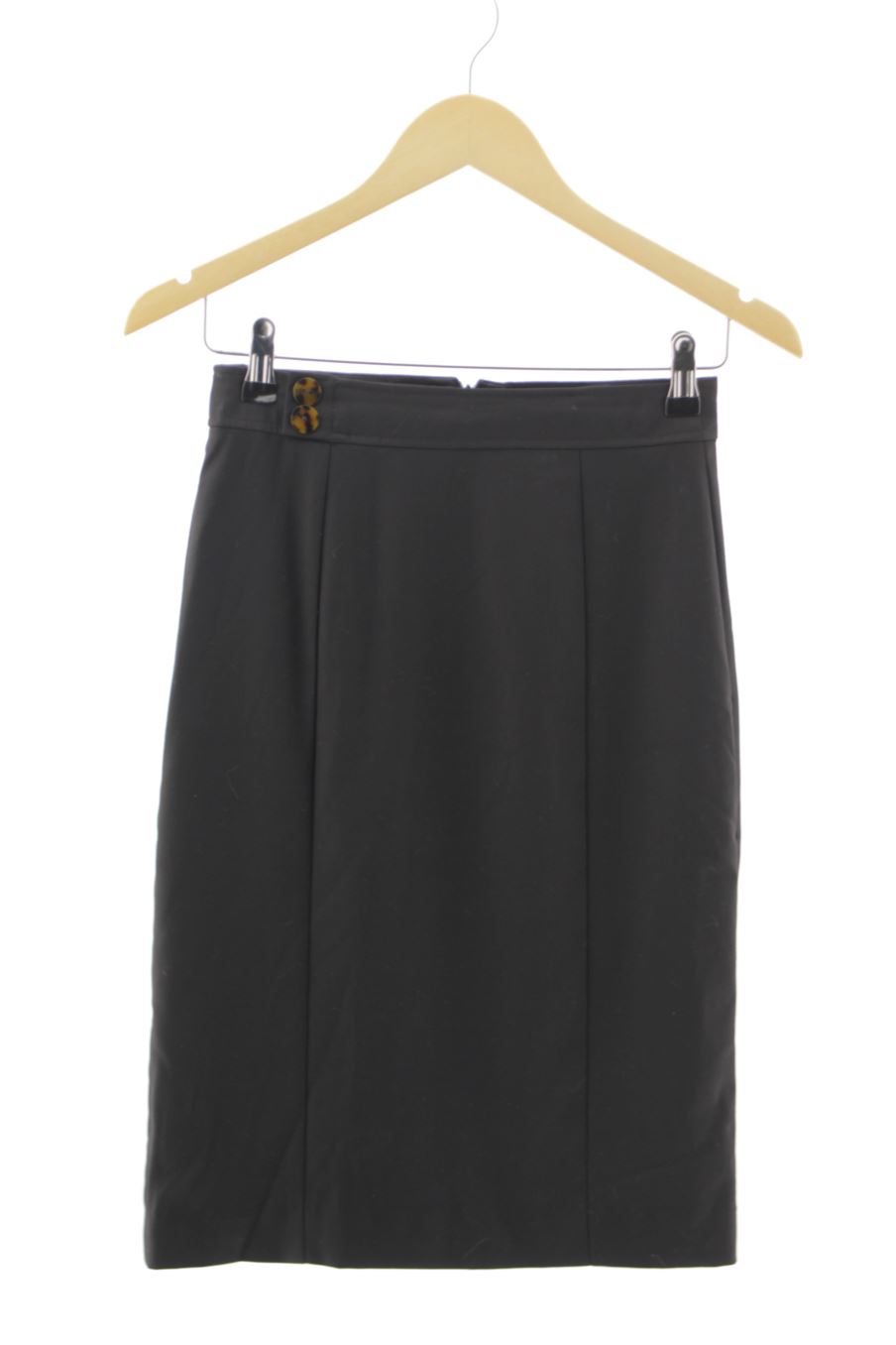 Falda de Mango de la talla 34, de color negro