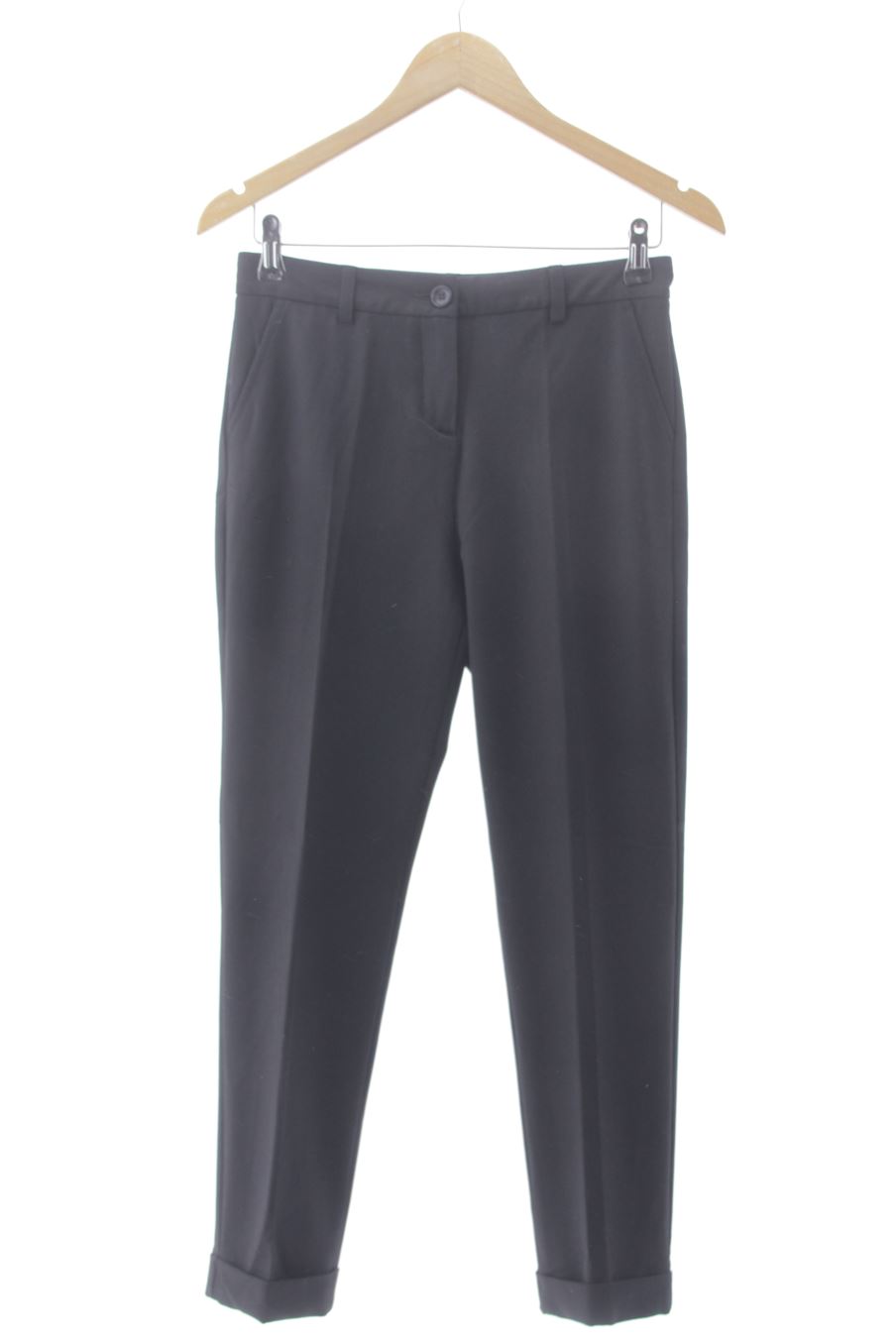 Pantalon Benetton de la taille 38, de couleur noir