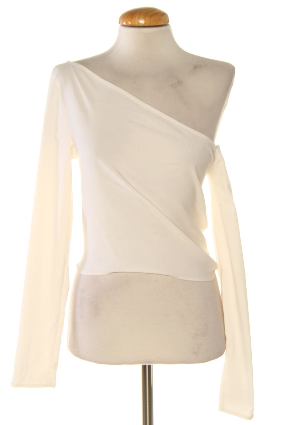Blouse à manches longues Stradivarius de la taille M, de couleur blanc