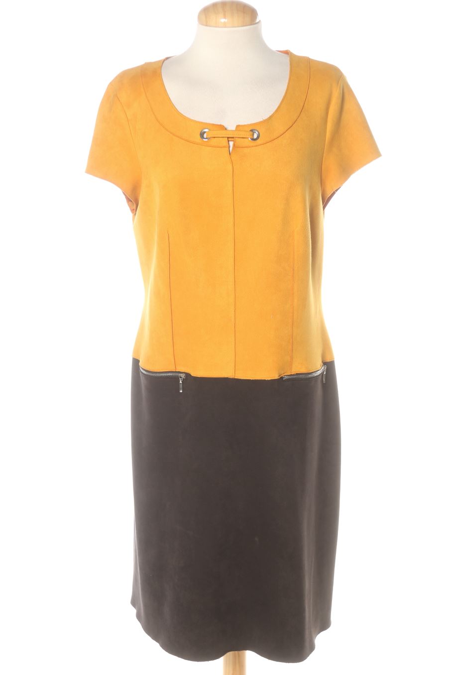 Robe casual Armand Thiery de la taille M, de couleur moutarde