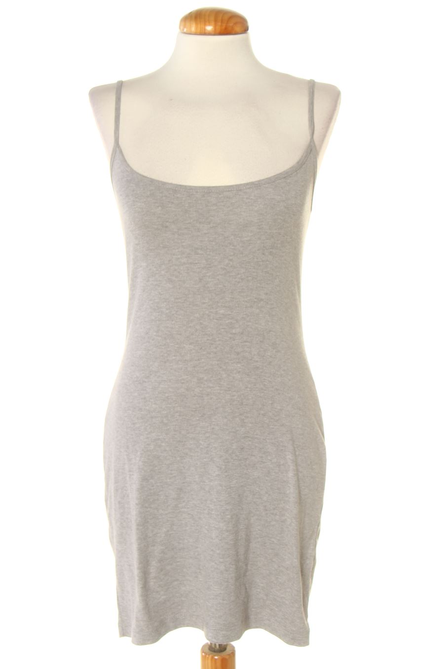 Vestido casual de Stradivarius de la talla M, de color gris