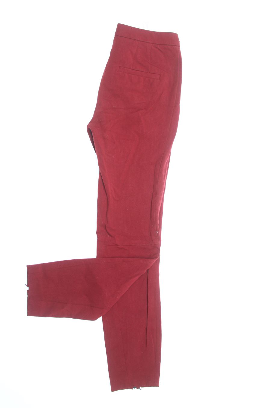 Pantalones de Zara de la talla S, de color burdeos