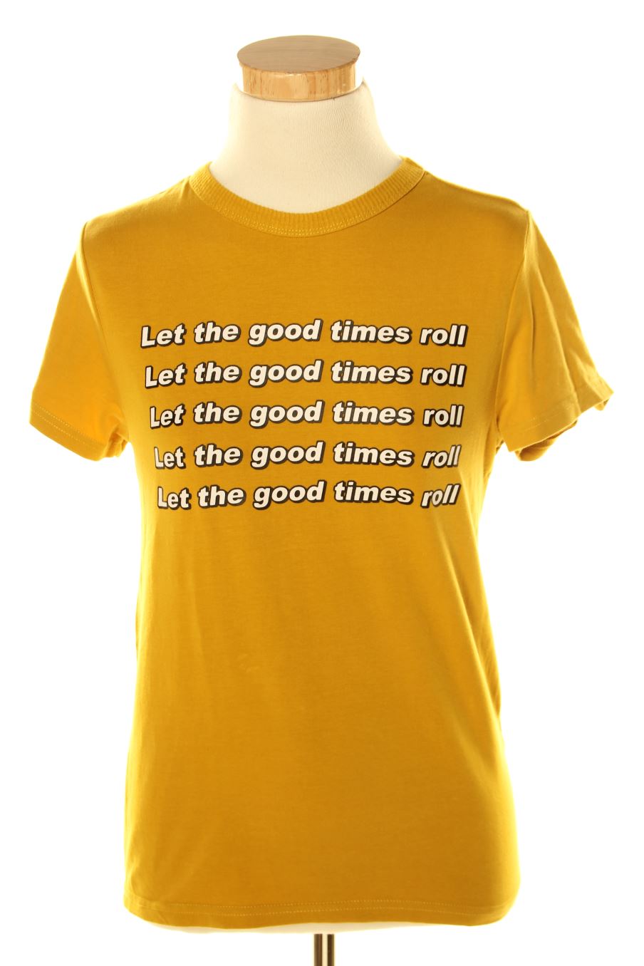 T-shirt Forever 21 de la taille S, de couleur jaune
