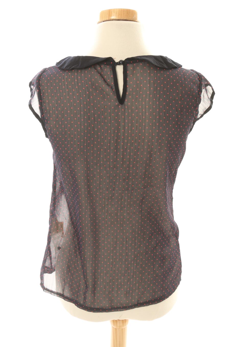 Blouse à manches courtes Camaieu de la taille 36, de couleur bleu marine