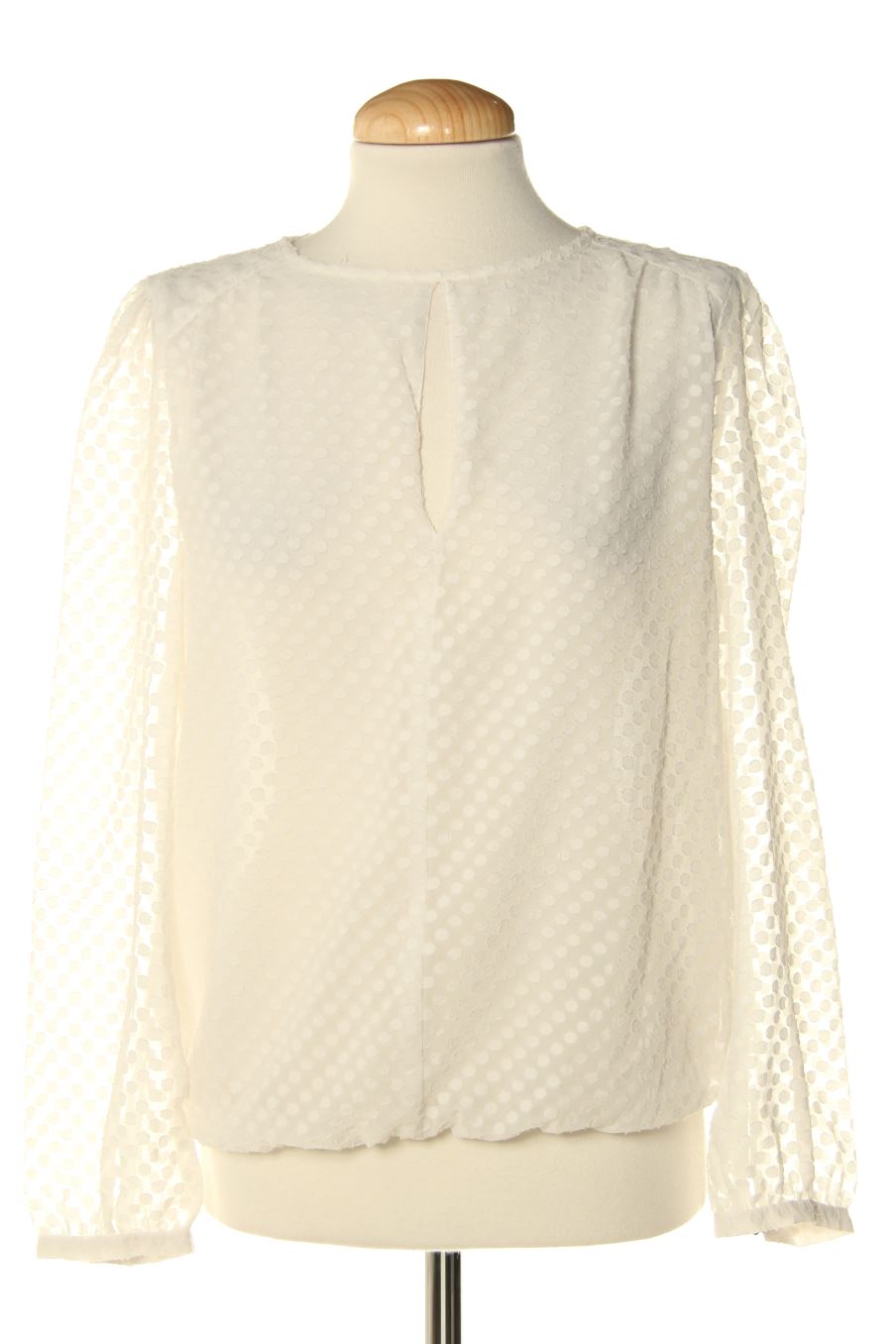 Langärmelige Bluse von Sfera Größe S, Farbe Weiss, für
