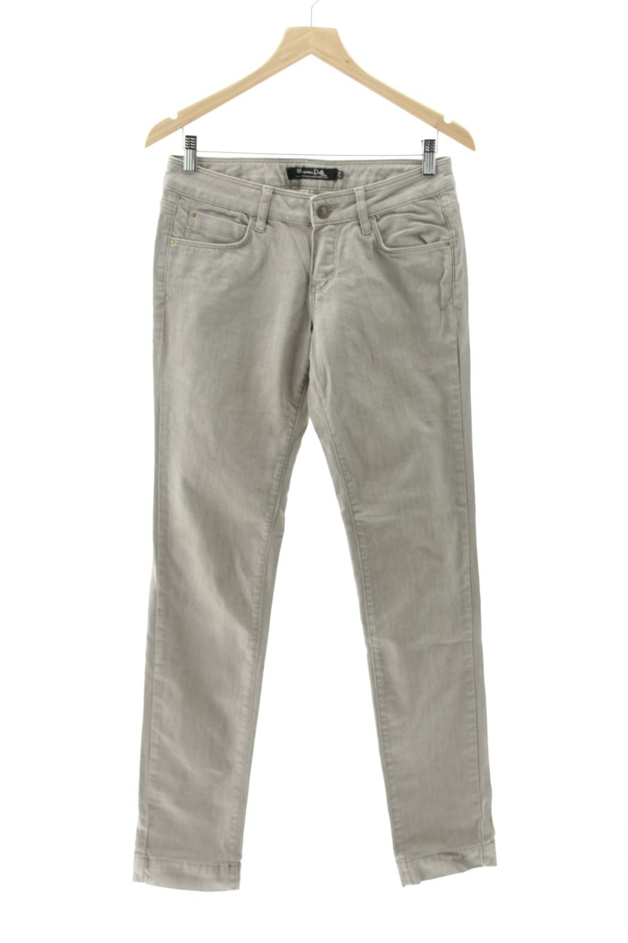 Jeans Massimo Dutti de la taille 38, de couleur gris de denim