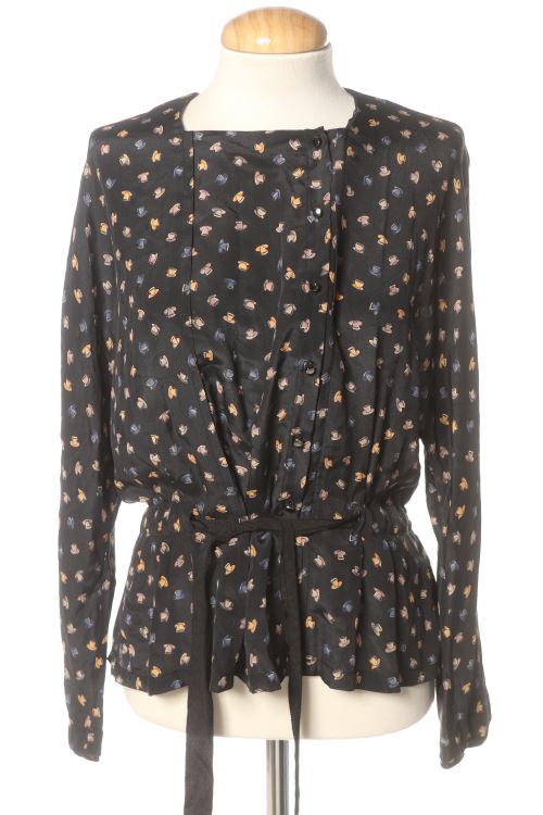 Blusa a maniche lunghe