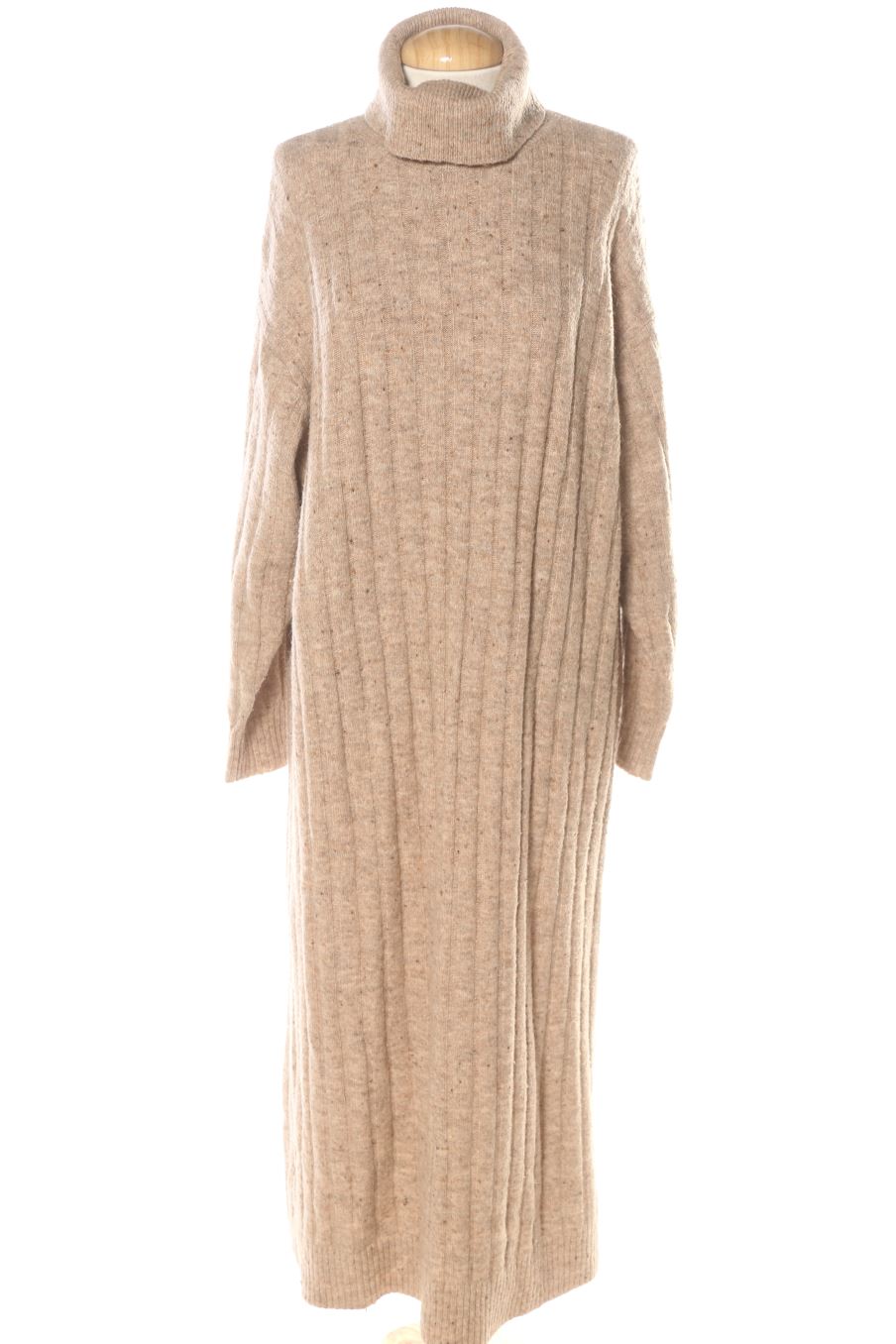 Vestido casual de Mango de la talla XS, de color marrón