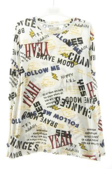 Camiseta de manga larga 11 años Zara