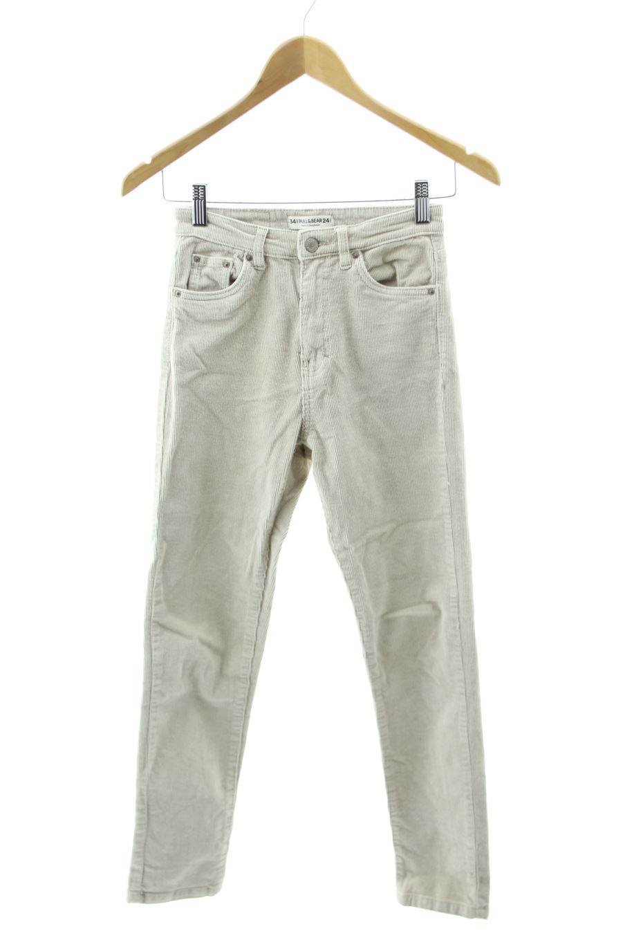 Hose von Pull & Bear Größe 34, Farbe Beige, für