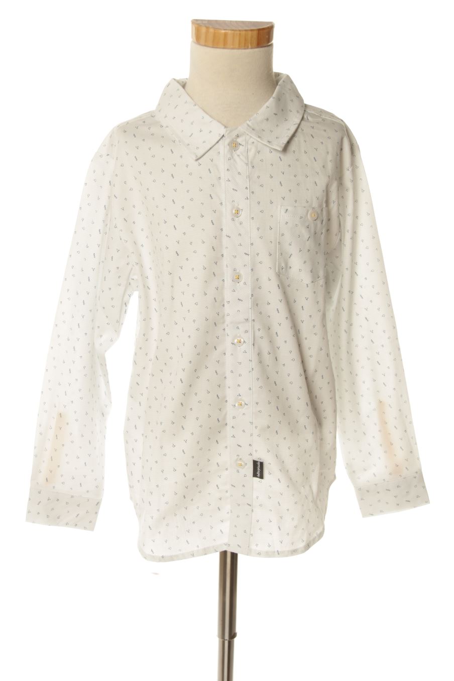 Chemise manches longues Tutto Piccolo de la taille 6 ans avec une étiquette