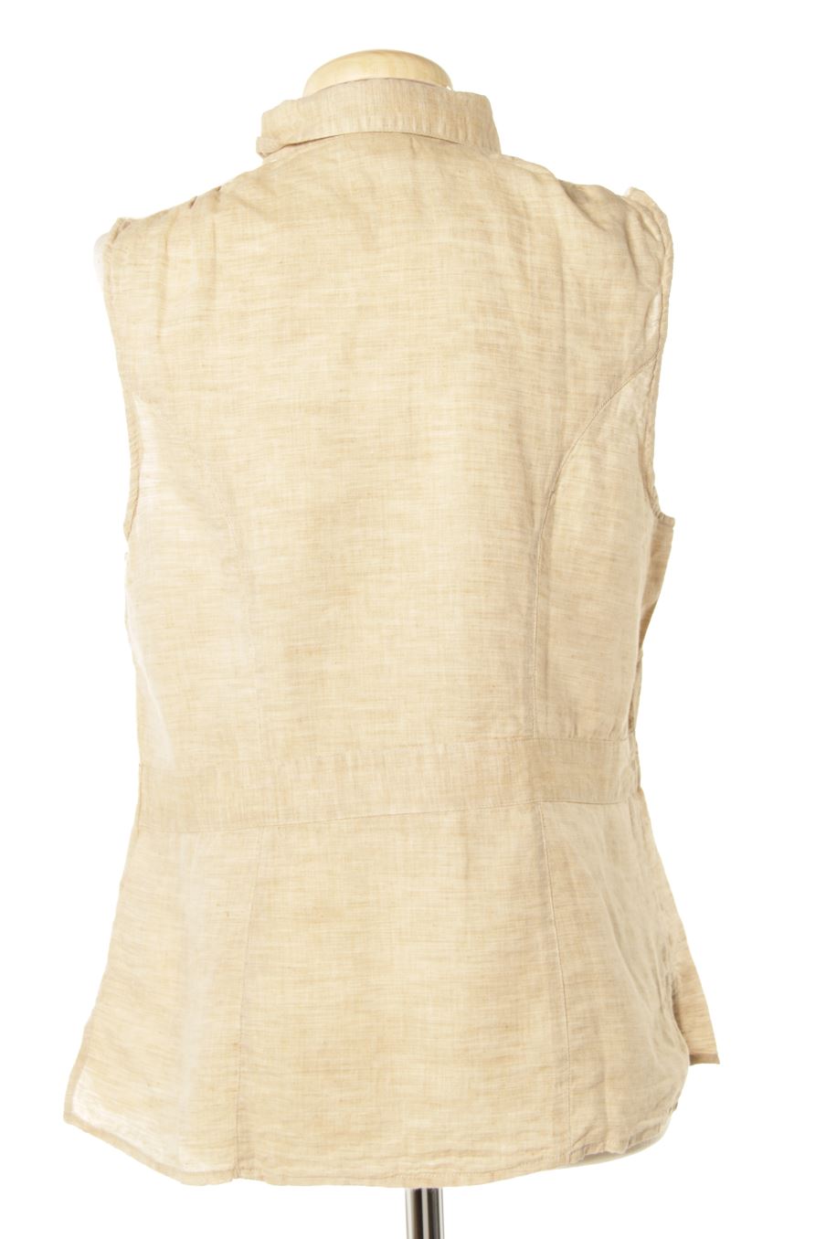 Camisa sin mangas de Columbia de la talla M, de color beige