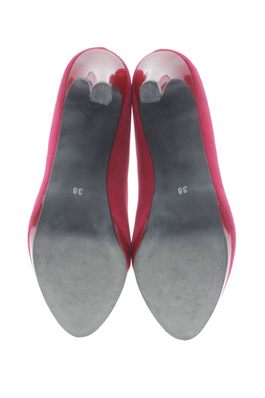 Zapatos de tacon de FRANCK B de la talla 38, de color rojo de