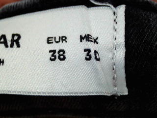 Vaquero de Pull & Bear de la talla 38