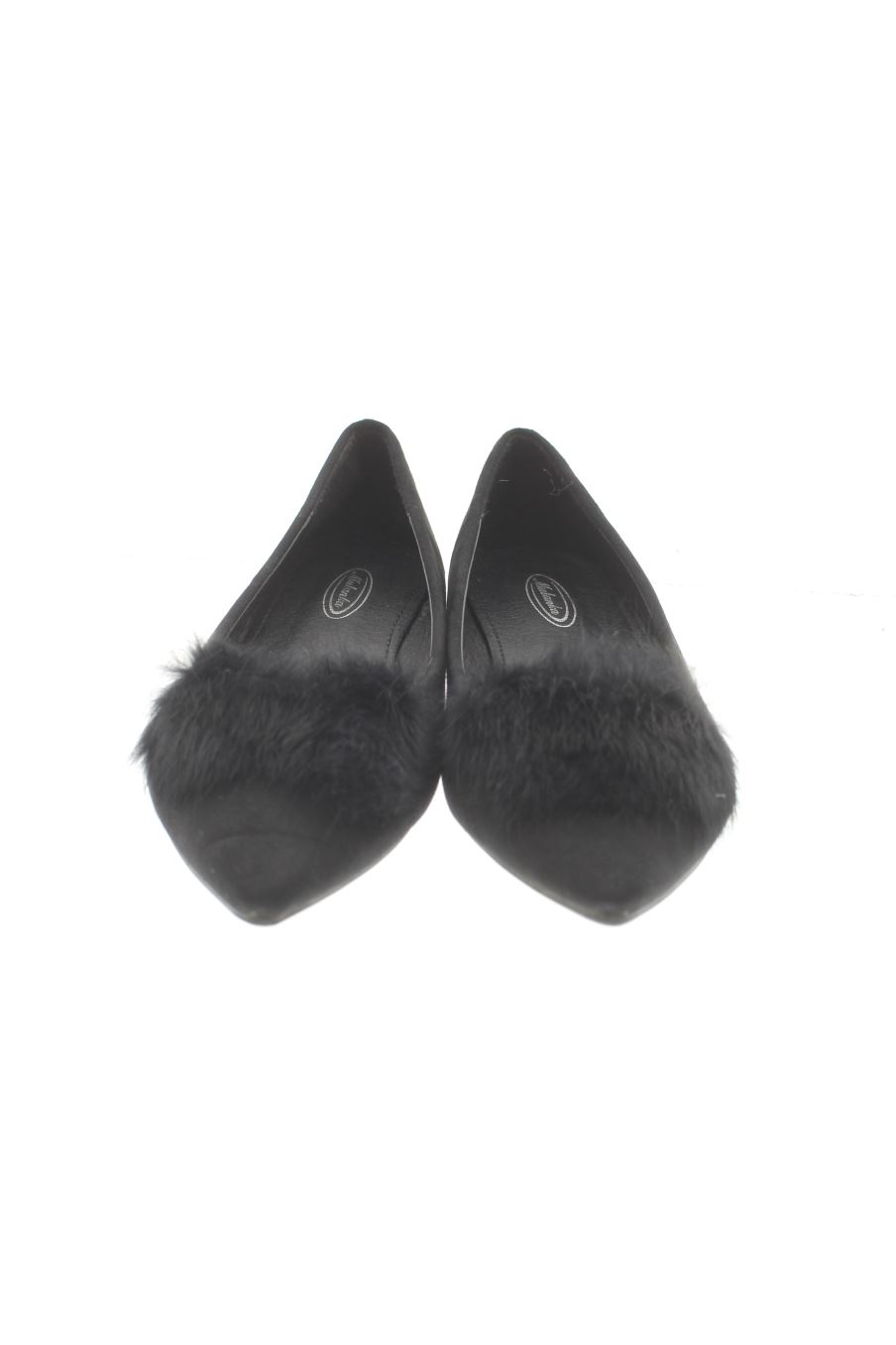 Chaussures plates de Mulanka de la taille 37, de couleur noir de