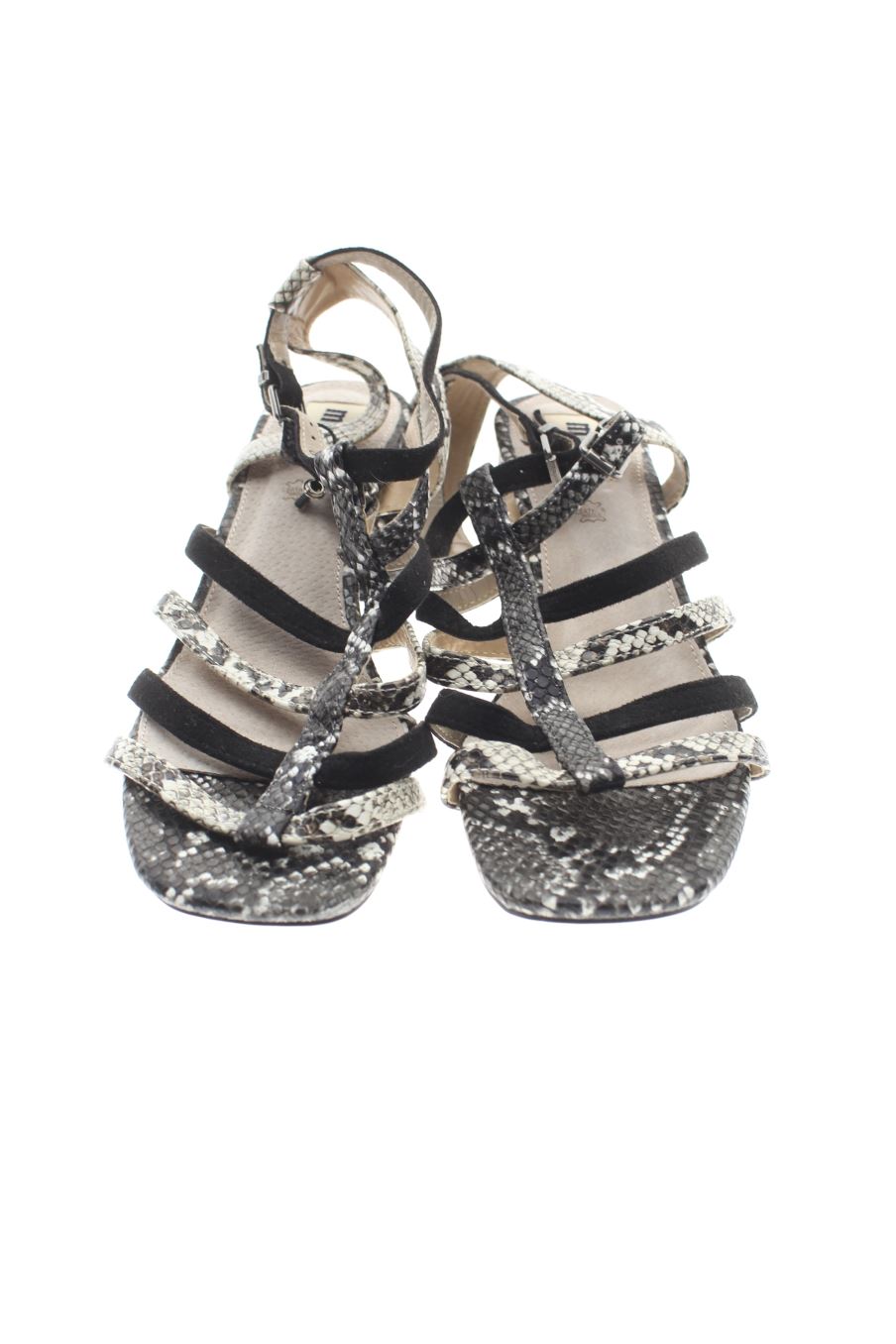Sandalias tacon de Mustang de la talla 41, de color animal print de