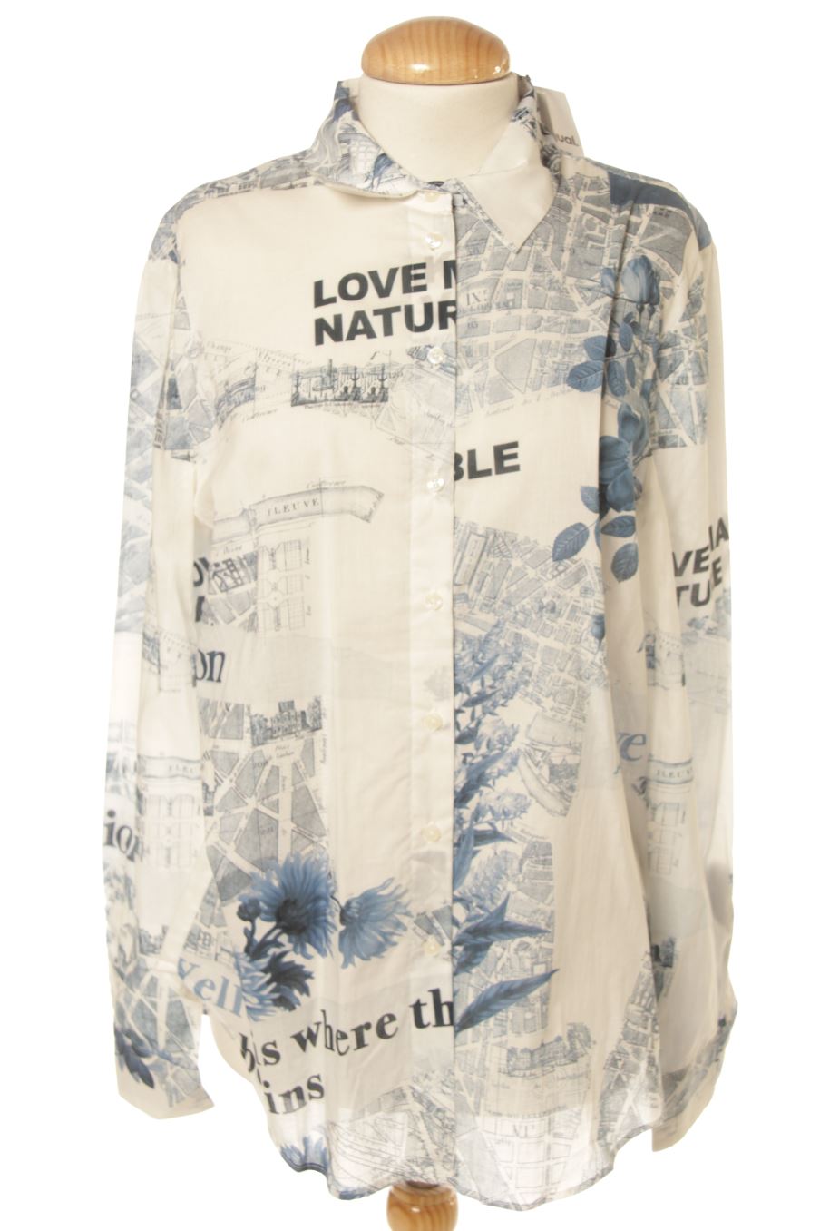 Camisa de Desigual de la talla M, de color estampado