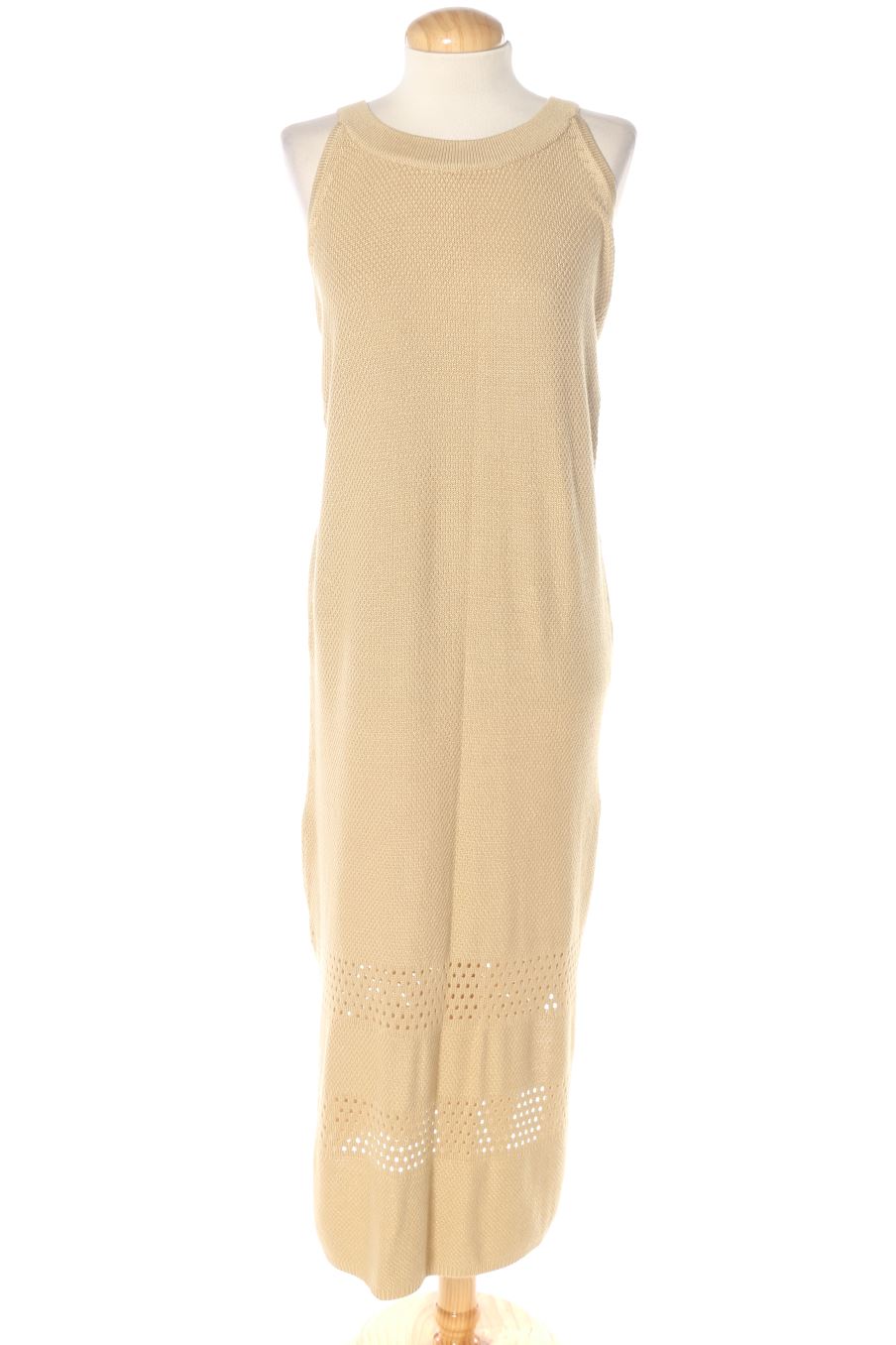 Vestito casual de SELMARK de la talla L, de color beige