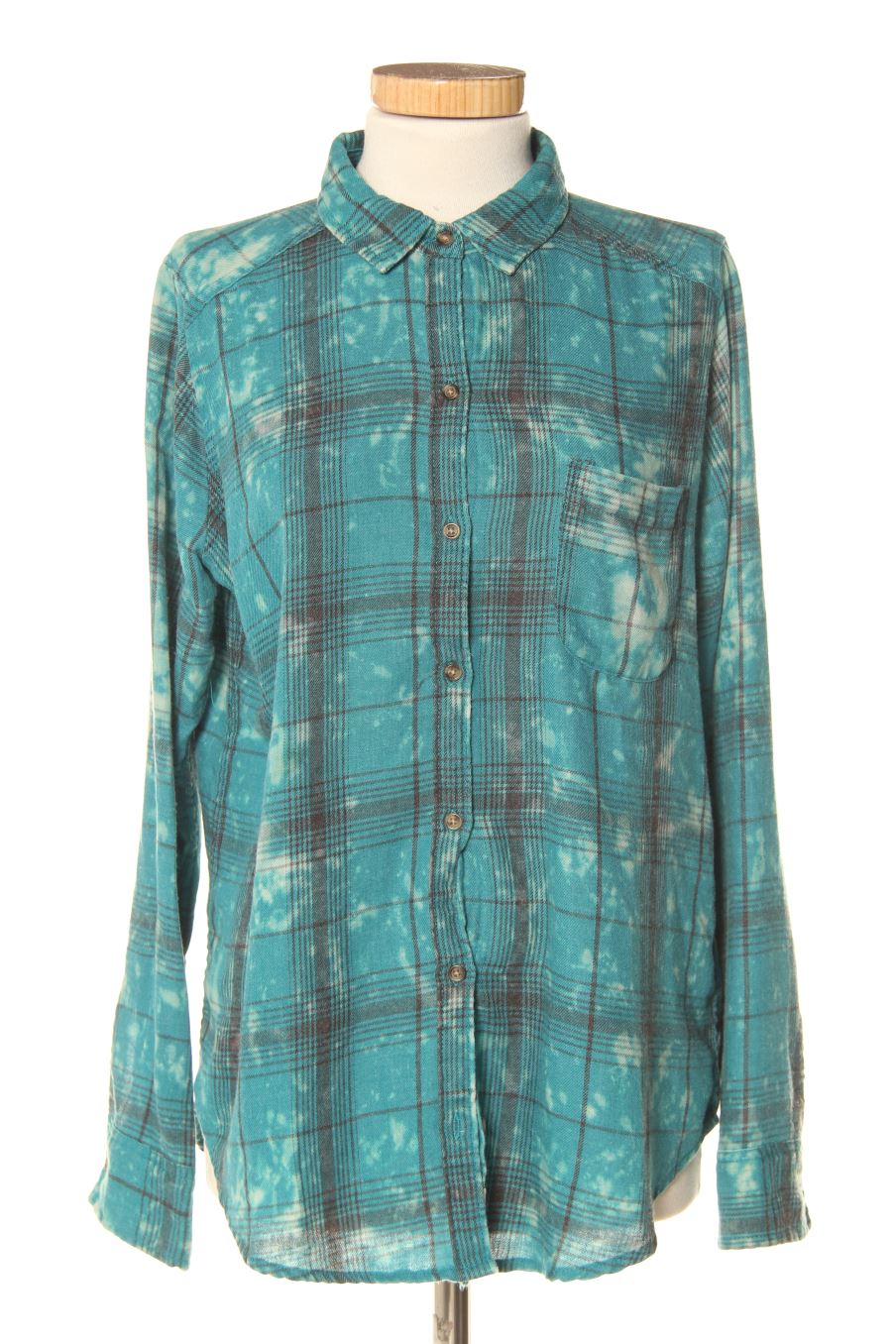 Chemise Hollister de la taille S, de couleur vert