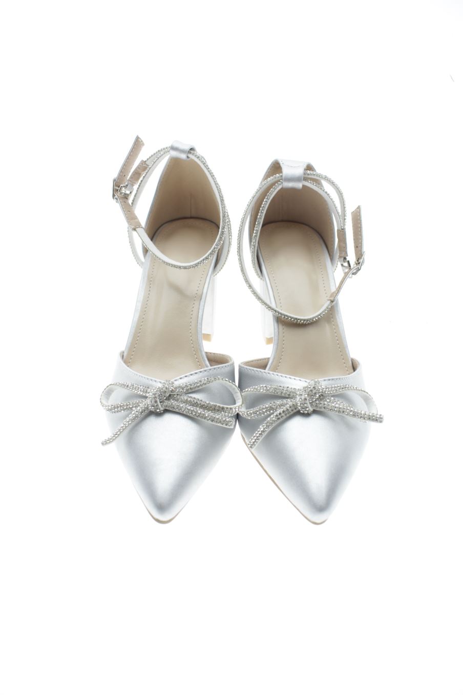 Sandalias tacon de PERCENTIL de la talla 39, de color gris de