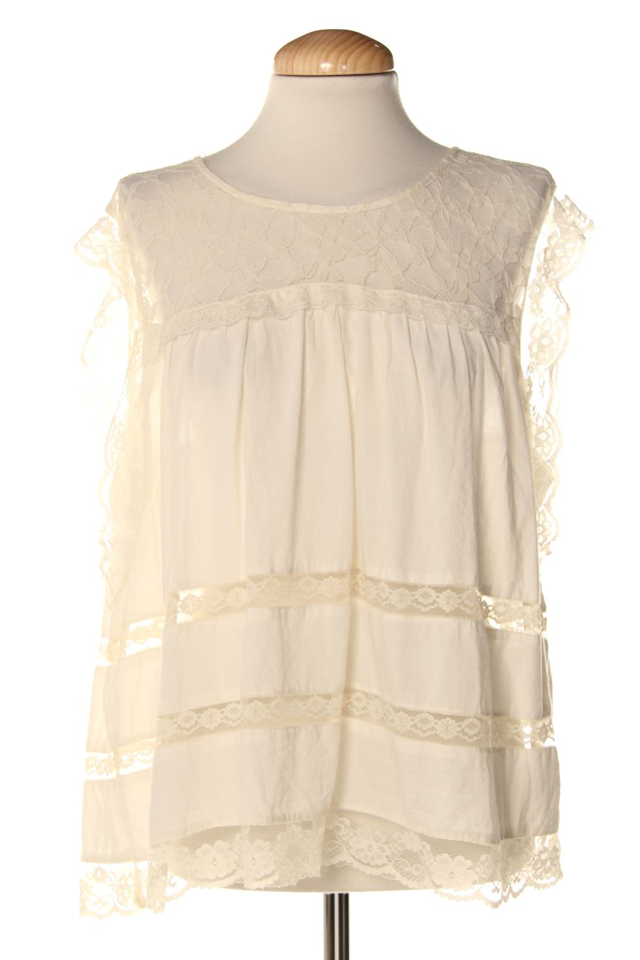 Top de La redoute de la talla 50, de color beige