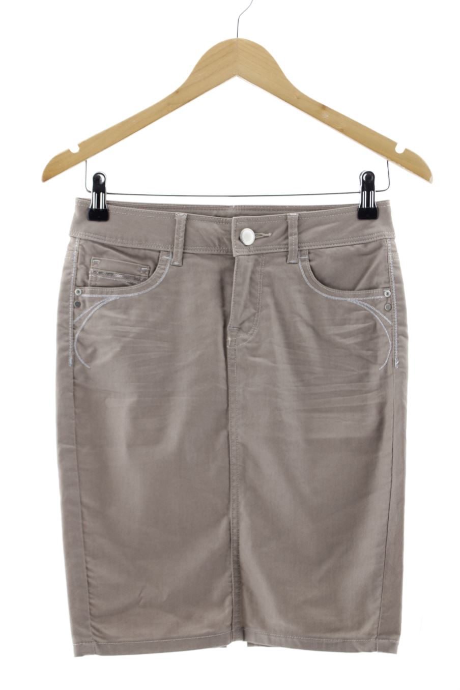 Aufwändiger Rock von BONOBO Größe 34, Farbe Beige, für