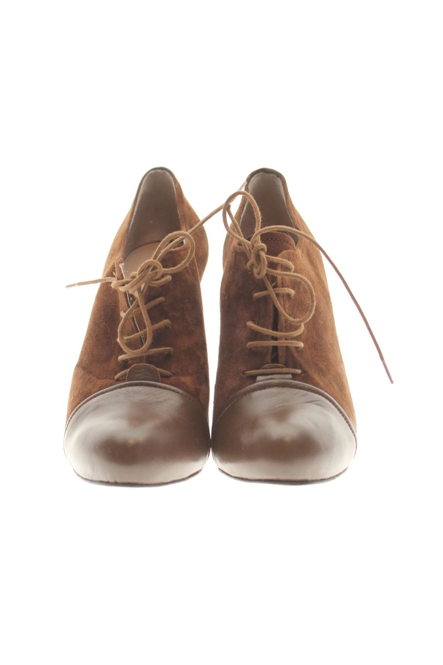Zapatos de tacon de Gloria Ortiz de la talla 38, de color marrón de