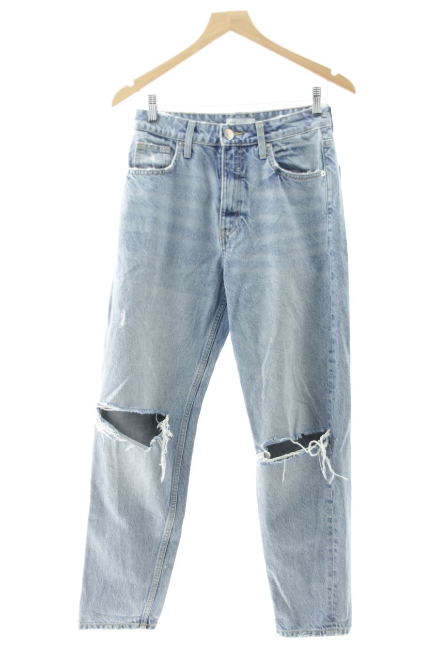 Jeans Zara de la taille 36, de couleur bleu de denim