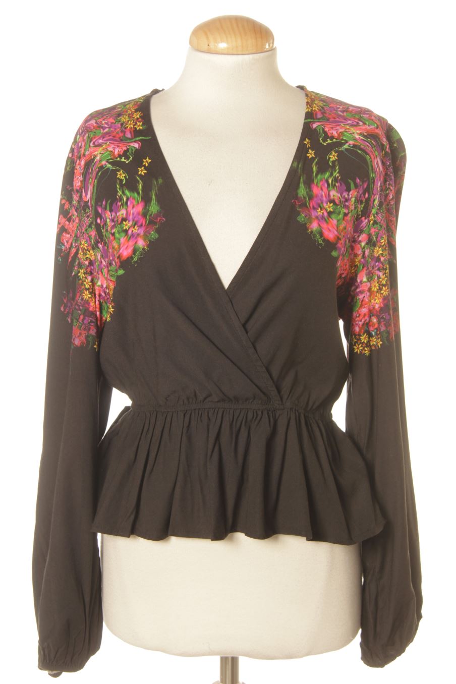 Blouse à manches longues Desigual de la taille M, de couleur imprimés