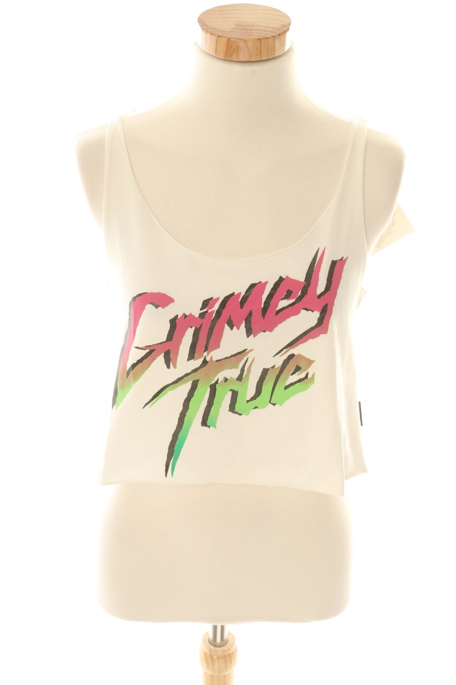 Camiseta sin mangas de GRMY de la talla S, de color blanco